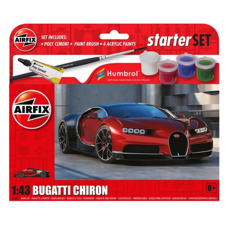 Airfix 55005 Small Starter Bugatti Chiron makett szett